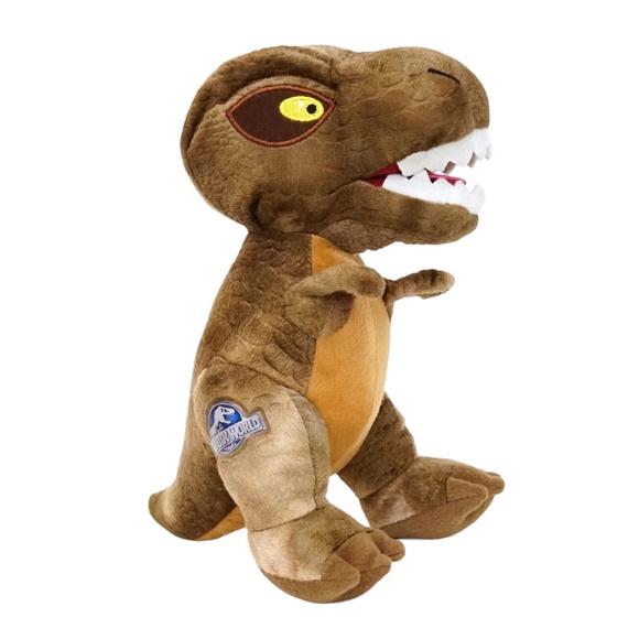 Universal Studios Jurassic World Jr Brown T-Rex Dinosaur 12" Plush - Picture 1 of 2